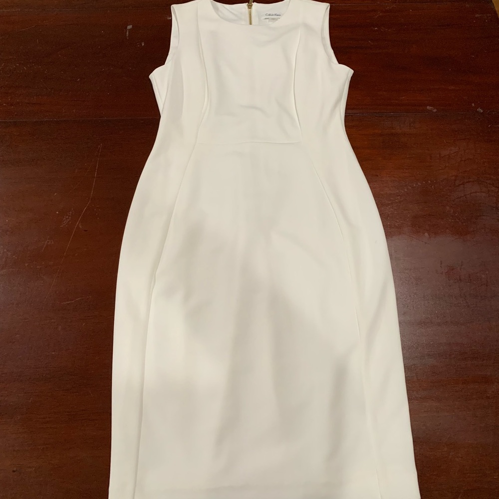 White Calvin Klein Dress